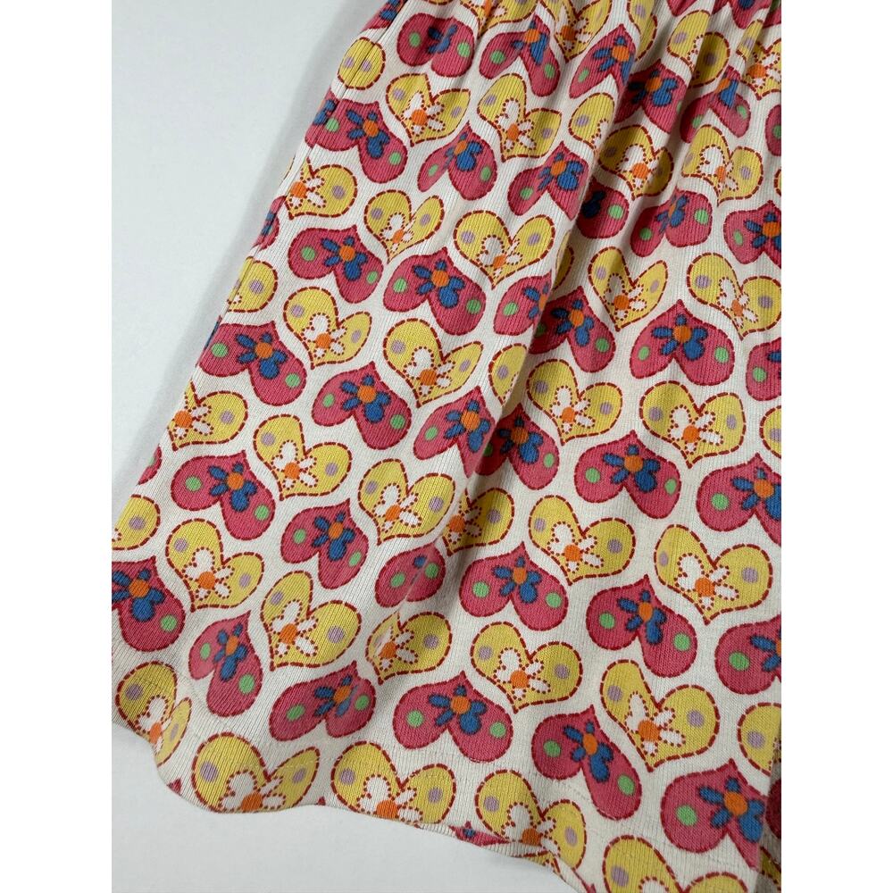 Hanna Andersson Heart Print Dress Bike Shorts Set Size 2 (80cm) - Picture 4 of 15